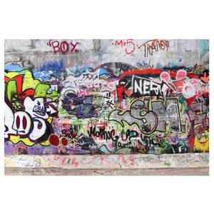 Vliestapete Graffiti Vliespapier - Mehrfarbig - 384 x 255 cm