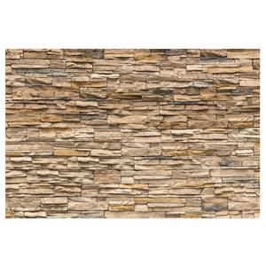 Vliesbehang Andalusia Stonewall vliespapier - bruin - 384 x 255 cm