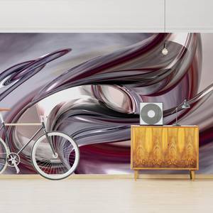 Vliesbehang Illusionary vliespapier - lila - 432 x 290 cm