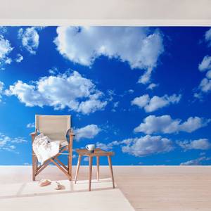 Papier peint intissé Nuages dans le ciel Papier peint - Bleu - 432 x 290 cm