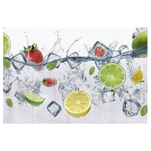 Vliesbehang Fruit Cocktail vliespapier - wit - 384 x 255 cm