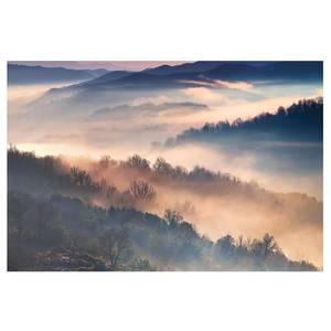 Vliestapete Nebel bei Sonnenuntergang Vliespapier - Beige - 384 x 255 cm