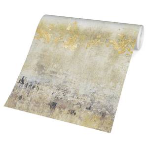 Vliesbehang Goudkleurige Velden vliespapier - wit - 432 x 290 cm