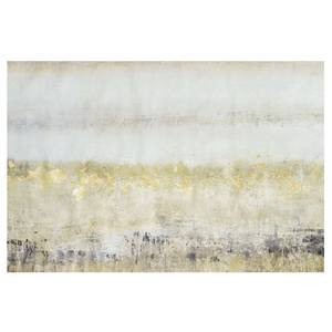 Vliestapete Goldene Farbfelder Vliespapier - Weiß - 384 x 255 cm