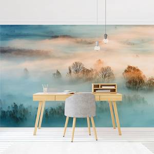 Vliesbehang Mist bij Zonsopgang vliespapier - beige - 384 x 255 cm