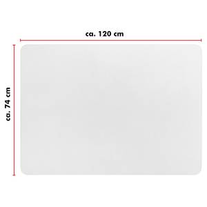 Tapis pour chaise de bureau Juja Téréphtalate de polyéthylène - Transparent - 74 x 120 cm