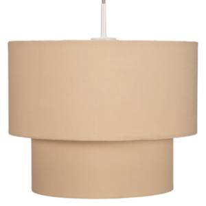 Hanglamp Soft Shine textielmix/aluminium - 1 lichtbron