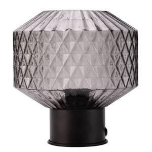 Tafellamp Gleaming Smoke rookglas/aluminium - 1 lichtbron