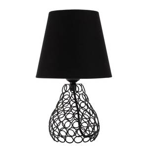 Tafellamp Black Brilliance textielmix/aluminium - 1 lichtbron