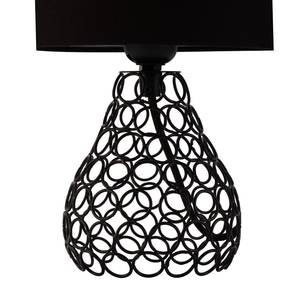 Lampe Black Brilliance Tissu mélangé / Aluminium - 1 ampoule