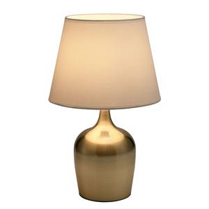 Lampe Golden Glamour Tissu mélangé / Aluminium - 1 ampoule