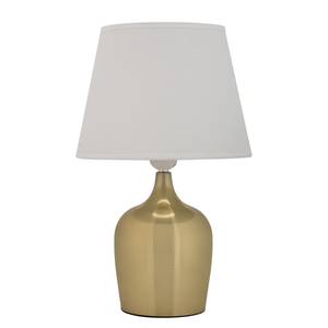 Lampe Golden Glamour Tissu mélangé / Aluminium - 1 ampoule