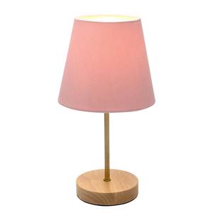 Lampe Woody Rose Tissu mélangé - 1 ampoule