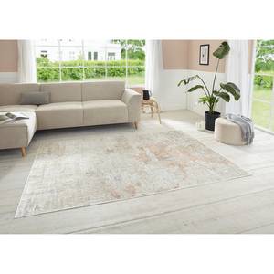 Tapis Chameis Viscose / Chenille acrylique - Abricot - 95 x 140 cm