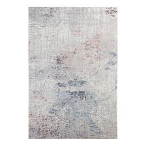 Kurzflorteppich Chameis Viskose / Acryl Chenille - Blau - 200 x 290 cm