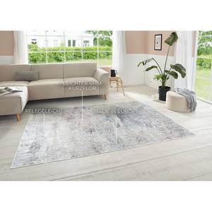 Tapis Chameis Viscose / Chenille acrylique - Bleu - 135 x 195 cm