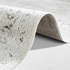 Laagpolig vloerkleed Berseba viscose/acryl chenille - Heldergrijs - 200 x 290 cm