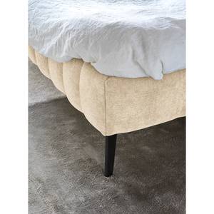 Gestoffeerd bed Capri Dream Microvezel Alana: Crèmekleurig - 180 x 200cm