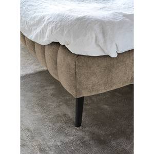 Gestoffeerd bed Capri Dream Microvezel Alana: Beige - 140 x 200cm