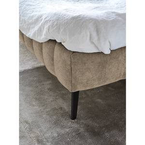 Gestoffeerd bed Capri Dream Microvezel Alana: Beige - 160 x 200cm