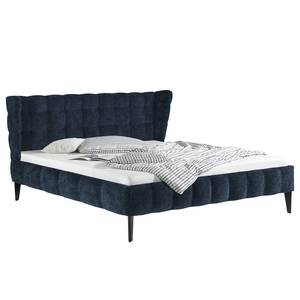 Lit capitonné Capri Dream Tissu Nona: Bleu foncé - 200 x 200cm