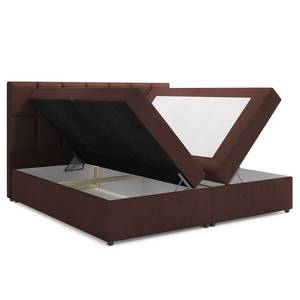 Boxspringbett Fira Braun - 200 x 200cm