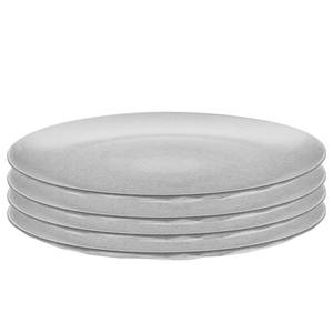 Speiseteller Club Plate (4er-Set) thermoplastischer Kunststoff - Grau