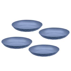 Frühstücksteller Club Plate (4er-Set) thermoplastischer Kunststoff - Blau