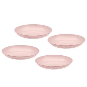 Assiettes Club Plate (lot de 4) Résine thermoplastique - Rose