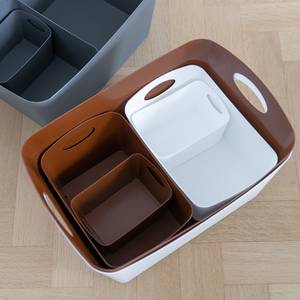 Aufbewahrungsbox Boxxx M (3er-Set) thermoplastischer Kunststoff - Weiß
