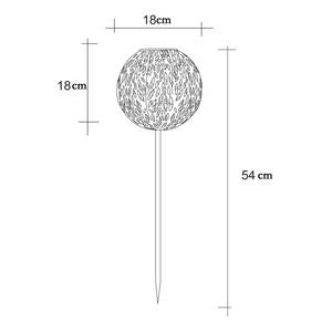 Borne éclairage extérieur Farso I Fer - 1 ampoule