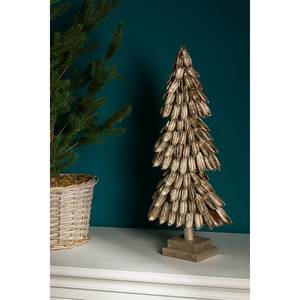 Decoratie Kerstboom polyester PVC - goudkleurig