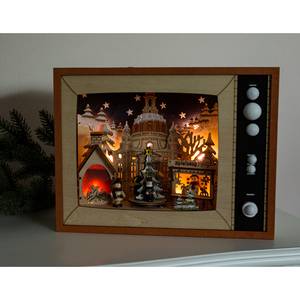 Déco de Noël Wooden Decoration Sapin - Beige