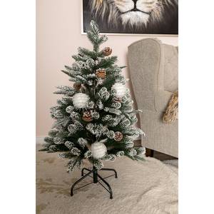 Tannenbaum Flemma II Eisen / Polyester PVC - Grün - Höhe: 90 cm