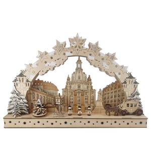 Arche de Noël Scène d’église Sapin - Beige