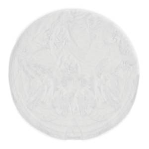 Dierenvel Novara polyester - Wit - Diameter: 80 cm