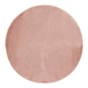 Dierenvel Novara polyester - Oud pink - Diameter: 120 cm