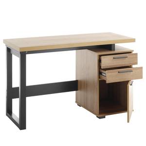 Bureau Marlon Grandson eikenhouten look/antracietkleurig