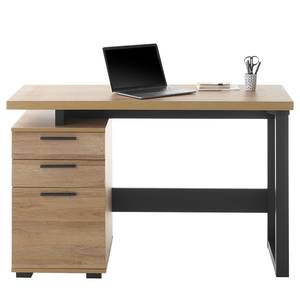 Bureau Marlon Grandson eikenhouten look/antracietkleurig