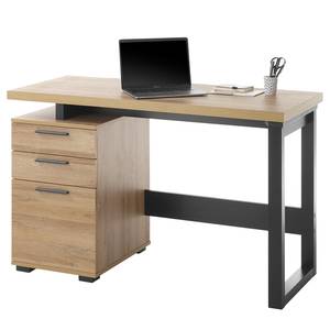 Bureau Marlon Grandson eikenhouten look/antracietkleurig