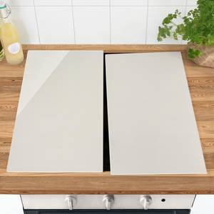 Protège-plaque de cuisson Caporio Verre de sécurité - Sable - 60 x 52 cm