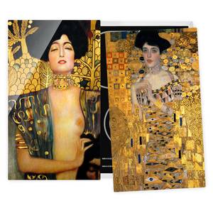 Herdabdeckplatte Gustav Klimt Sicherheitsglas - Mehrfarbig