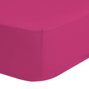 Jersey-Spannbettlaken Henty Baumwolle - Pink - 140 x 200 cm