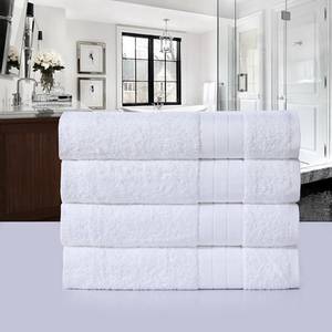 Set di asciugamani Branda (4) Cotone - Bianco
