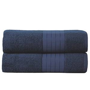 Serviettes de bain Cindy (lot de 2) Coton - Bleu