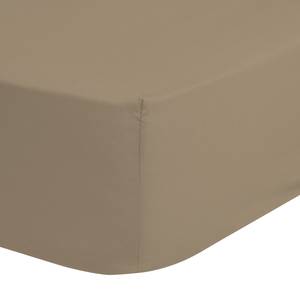 Jersey-hoeslaken Henty katoen - Taupe - 200x220cm