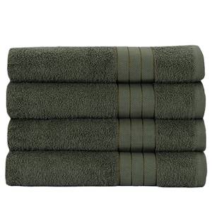 Set di asciugamani Branda (4) Cotone - Verde oliva