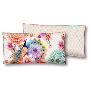 Coussin Bengta I Velours de polyester - Multicolore