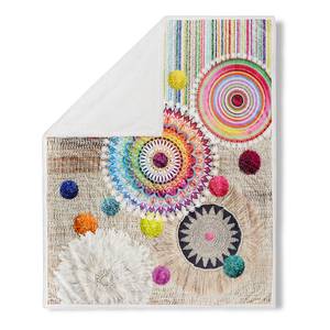 Plaid Inessa Velours de polyester - Multicolore