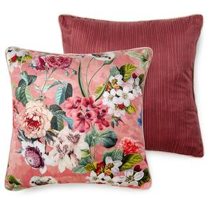 Coussin Amalia II Velours de polyester - Terre cuite